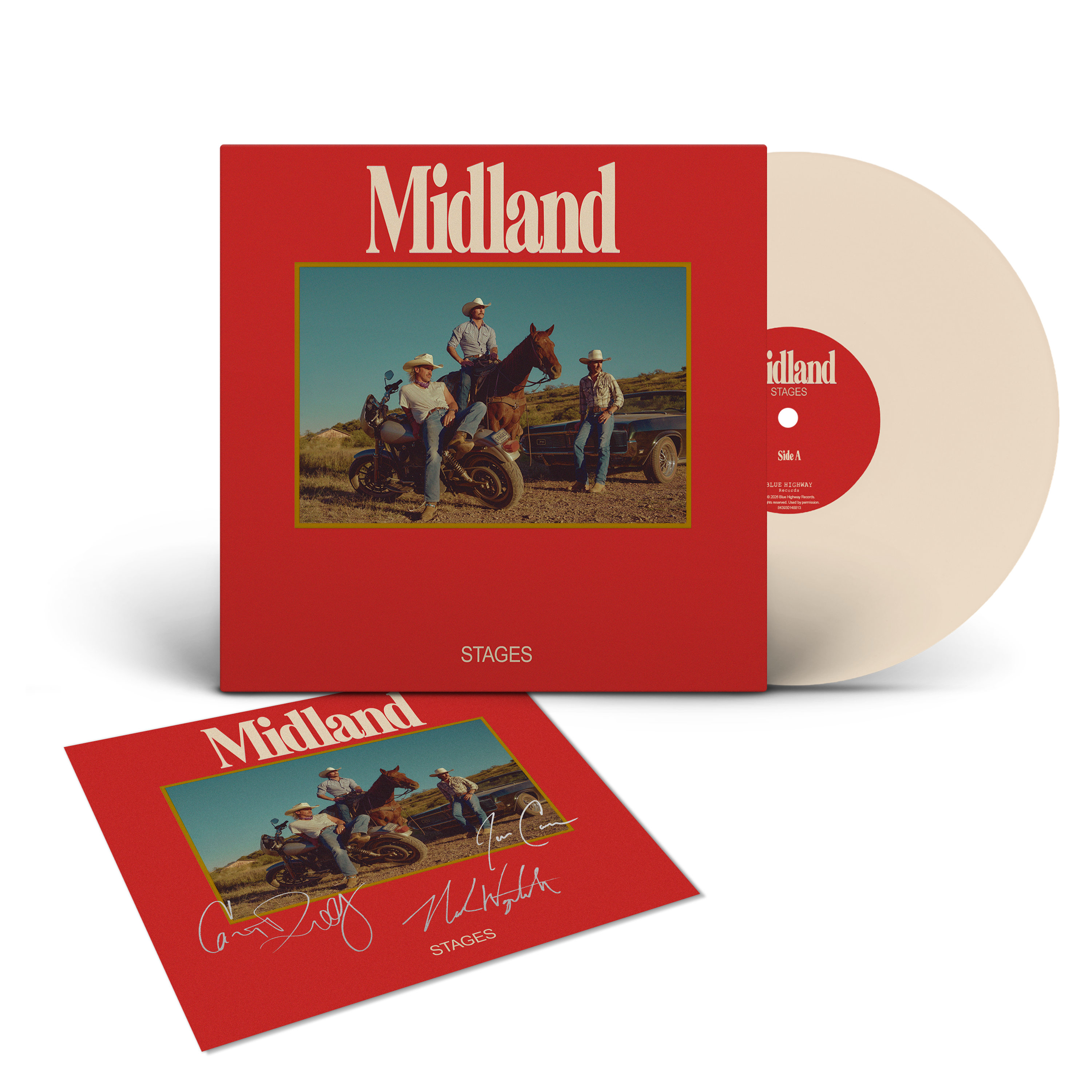 Midland - Stages Signed Opaque Bone LP