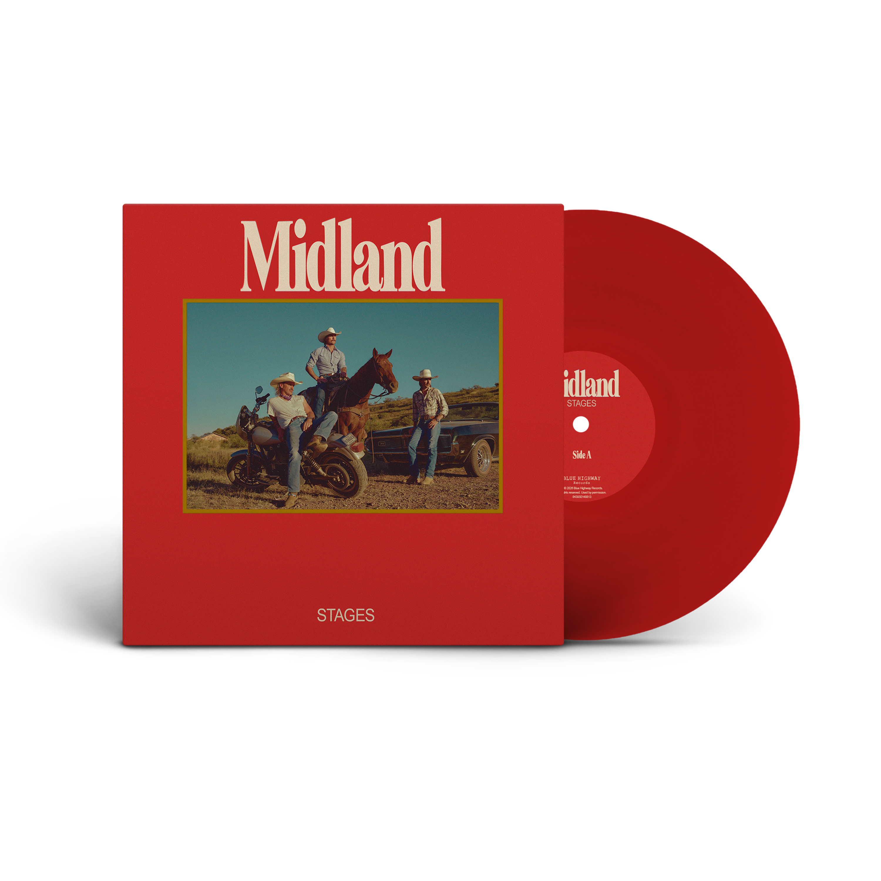 Midland - Stages Translucent Red LP