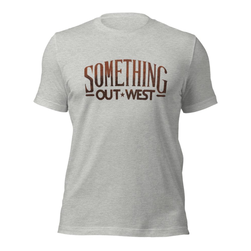 Something Out West Rusty Logo Heather Gray T-Shirt