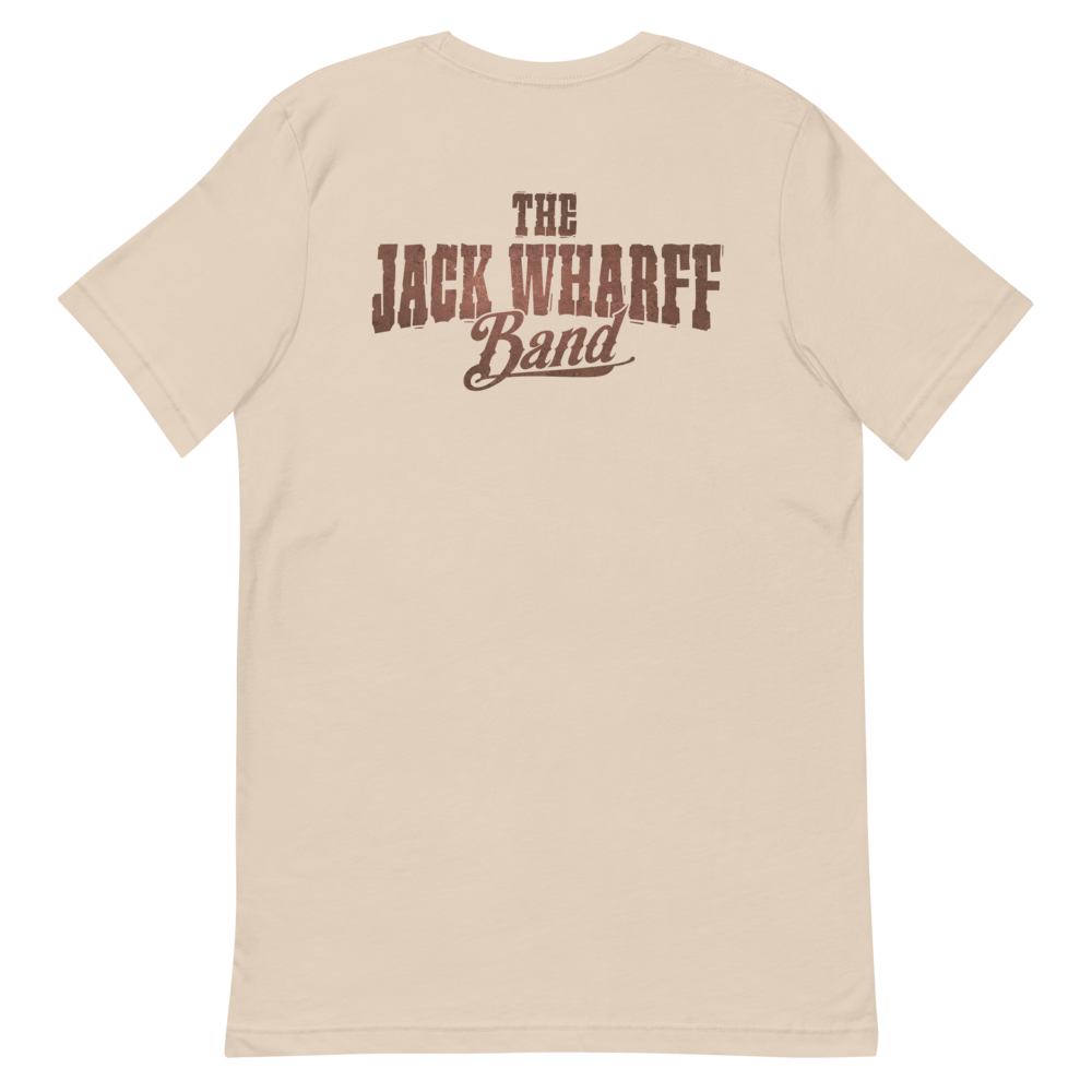 The Jack Wharff Band Logo Tee – Soft Cream Back