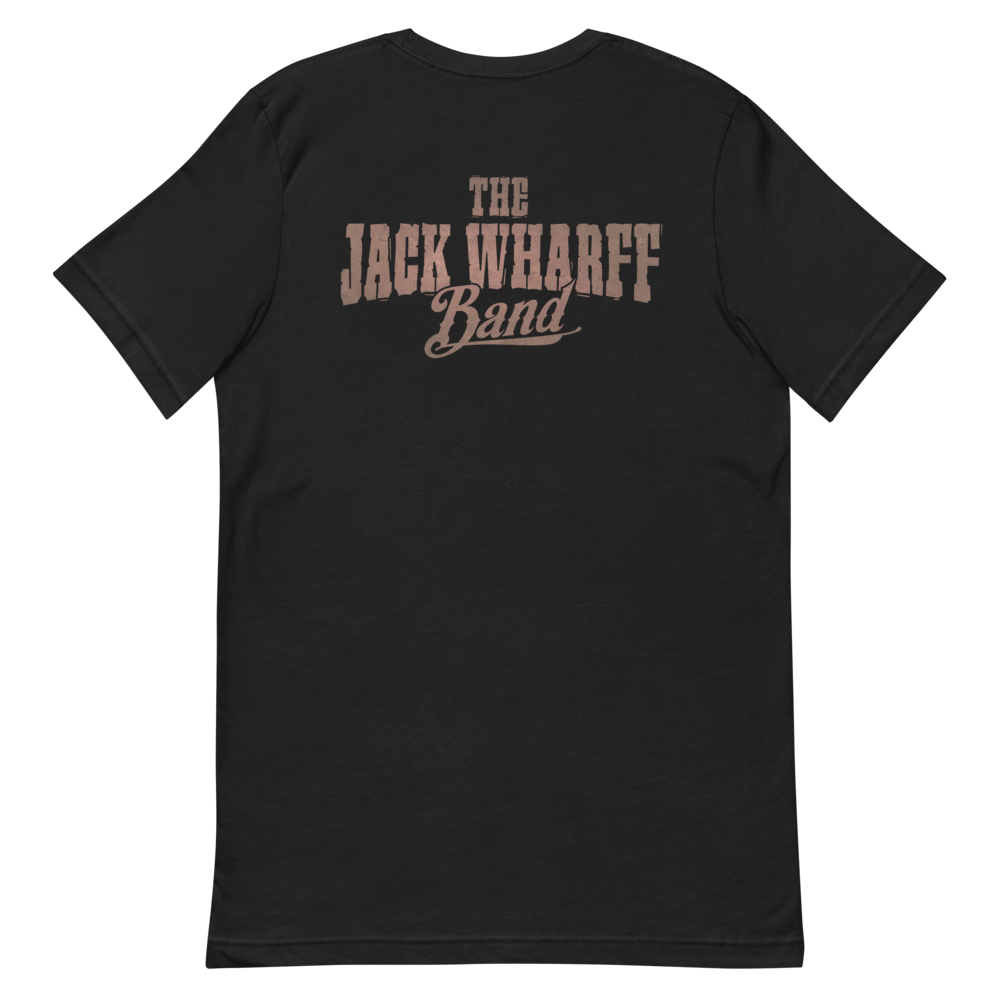 The Jack Wharff Band Logo Tee – Vintage Black Back