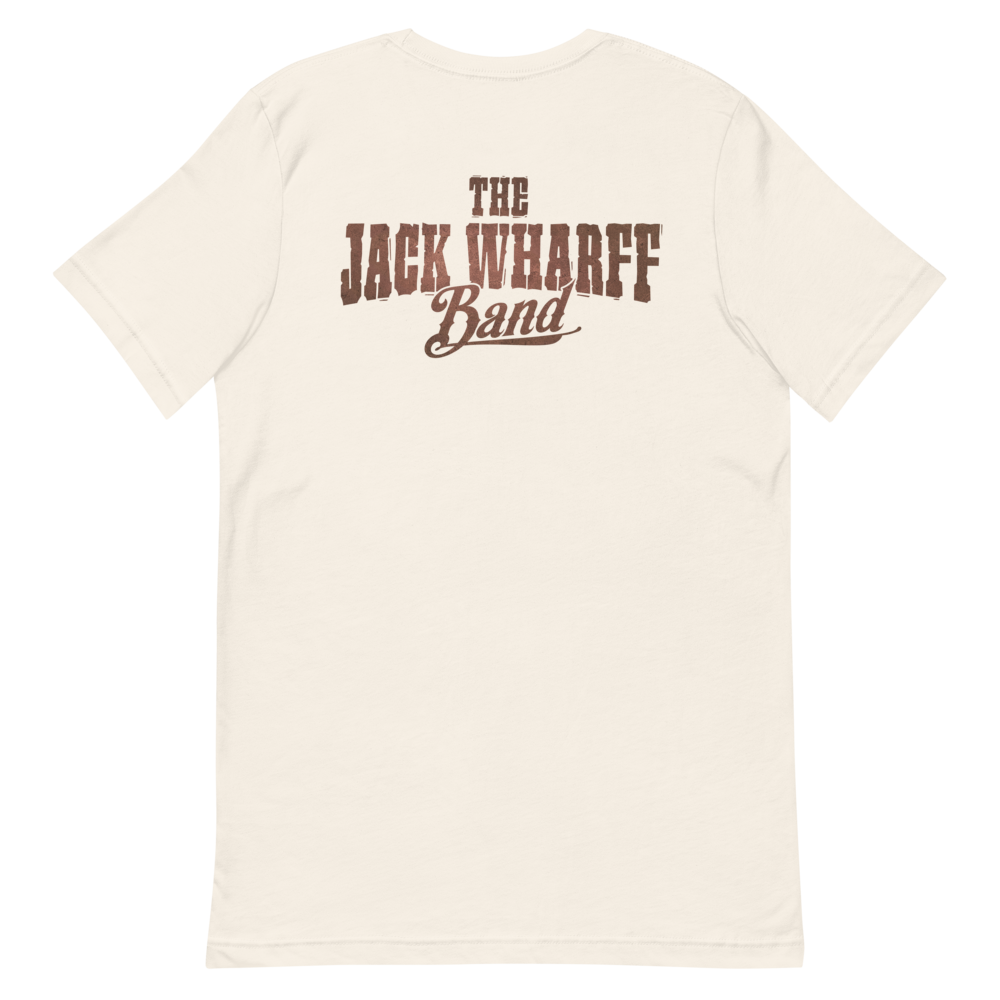 The Jack Wharff Band Logo Tee – Vintage White Back